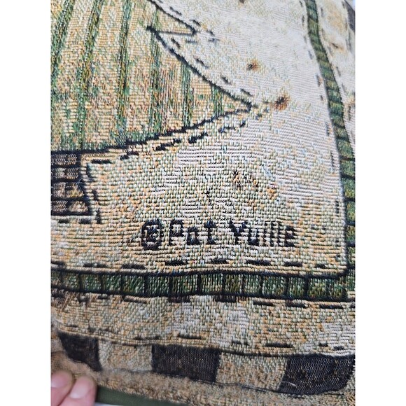 Vintage Oh Christmas Tree Pillow Celebrate The Season Pat Yuille Design 16” - Picture 3 of 4